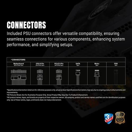 Ant Esports FG650 V2 650 Watt Fully Modular Smps