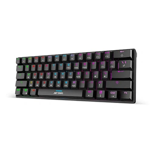 Ant Esports MK1300 V2 Mini RGB Mechanical Gaming Keyboard with Red Switches