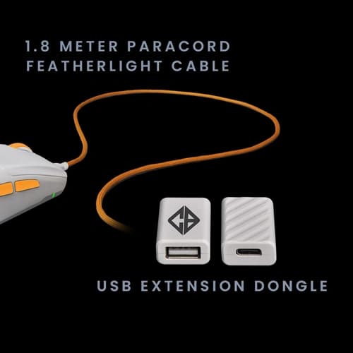 Cosmic Byte Atlas Tri-Mode White Wireless Gaming Mouse