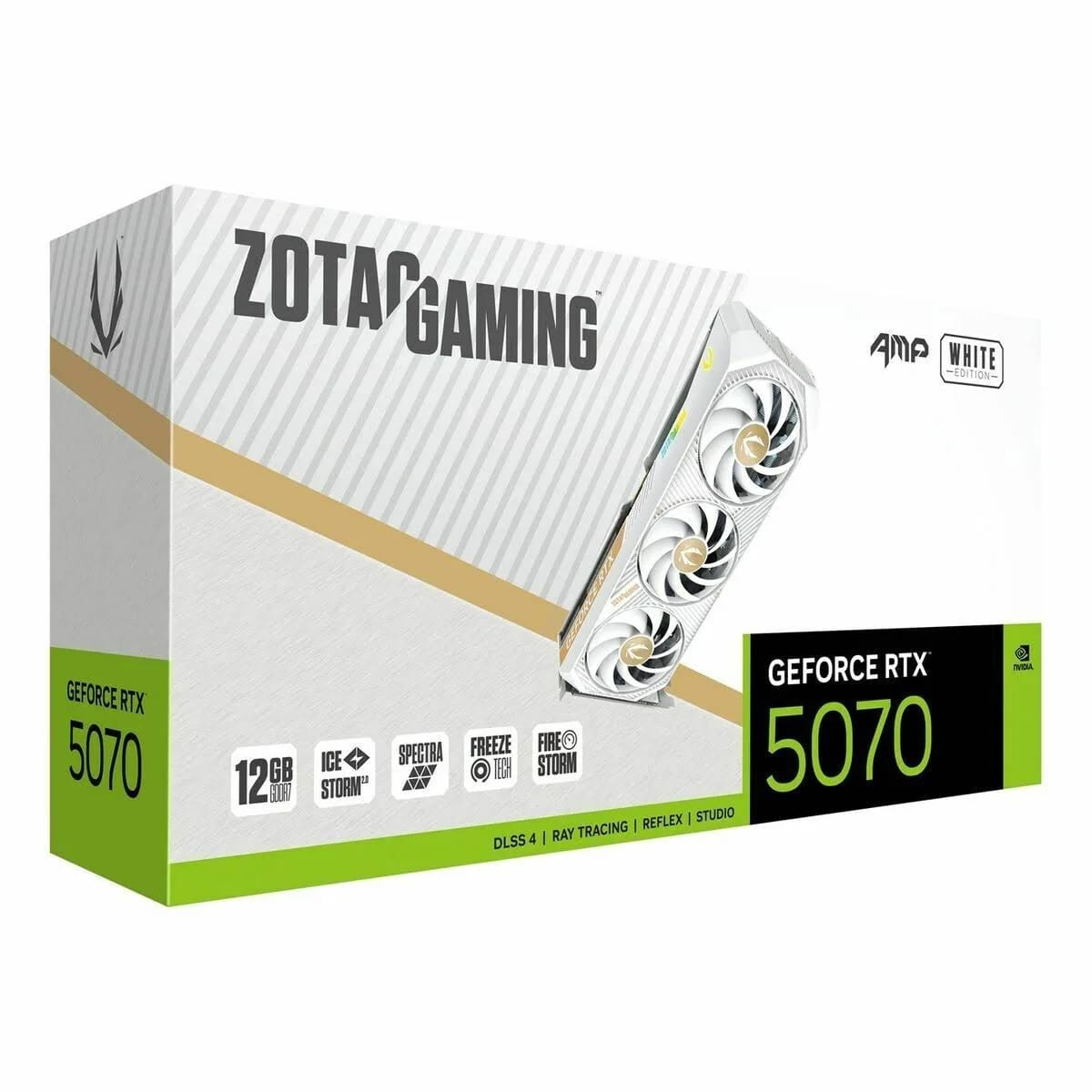 Zotac Gaming GeForce RTX 5070 AMP White Edition 12GB GDDR7