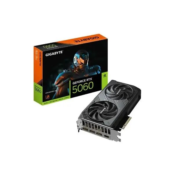 Gigabyte RTX 5060 Windforce 8Gb GDDR7 Graphics Card