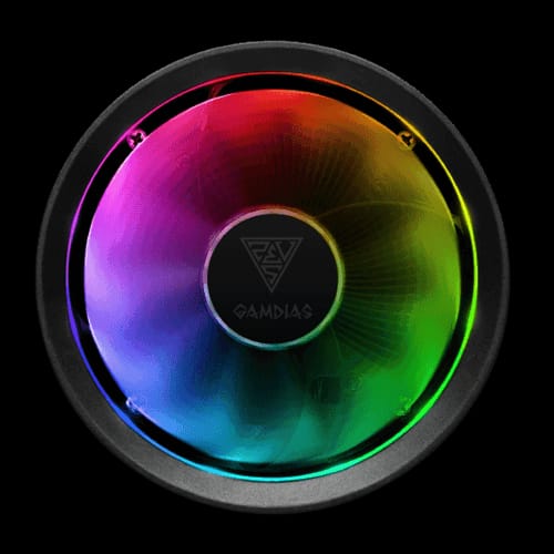 Gamdias Boreas E1L-010 Black RGB 90mm CPU Air Cooler