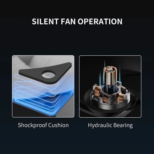 Ant Esports V6 Digital ARGB 120mm CPU Air Cooler with Temperature Display