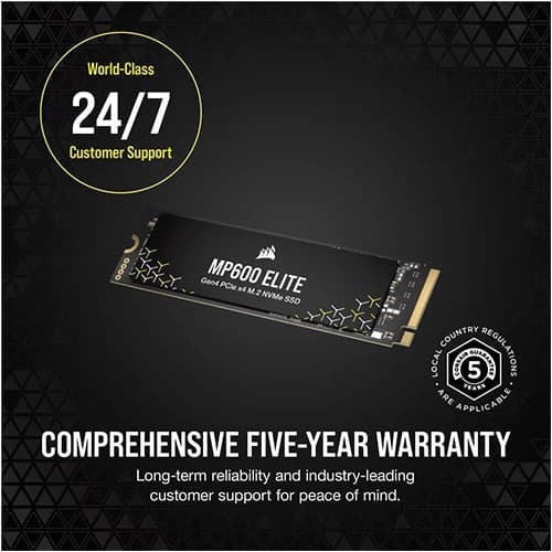 Corsair MP600 Elite 2TB NVMe Gen4 SSD