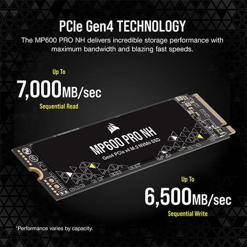 Corsair MP600 PRO NH 2TB M.2 NVMe Gen4 SSD
