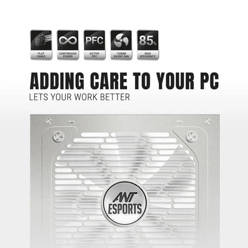 Ant Esports RX550 White Smps