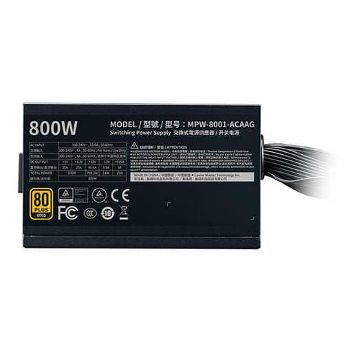 Cooler Master G800 Gold Smps, 800 Watt