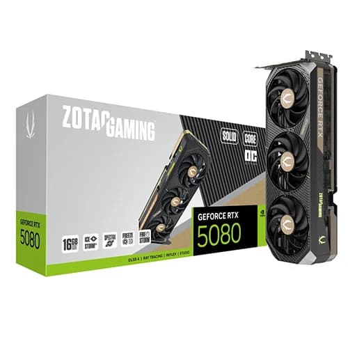 Zotac Gaming GeForce RTX 5080 Solid Core OC 16GB GDDR7