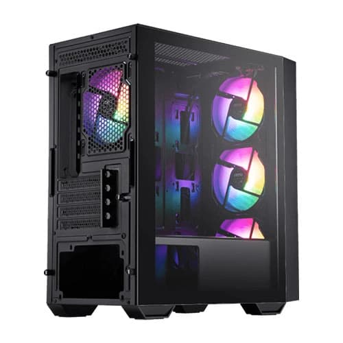 MSI PRO FORGE M050A Auto RGB M-ATX Mini Tower Case