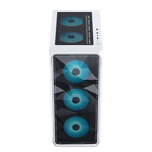 Ant Esports ICE-112 Auto RGB White ATX Mid Tower Case