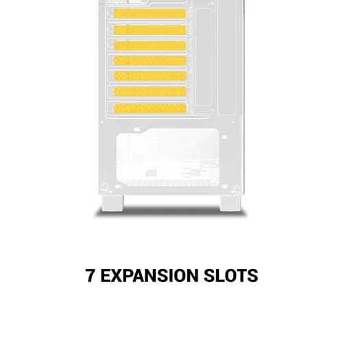 Ant Esports X2 LCD White ARGB ATX Mid Tower Case