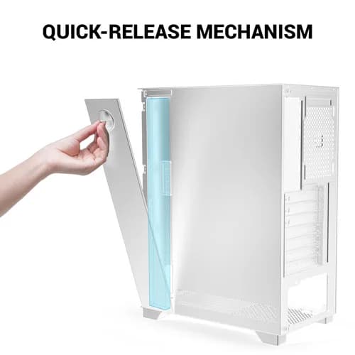 Ant Esports X2 LCD White ARGB ATX Mid Tower Case