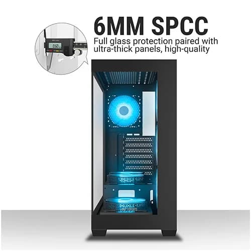 ANT Esports Crystal X7 ARGB ATX Mid Tower Case