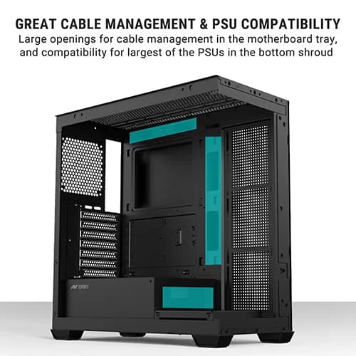 ANT Esports Crystal X7 ARGB ATX Mid Tower Case