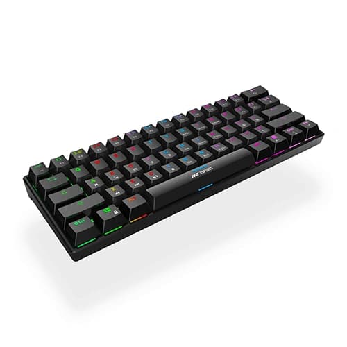 Ant Esports MK1300 V2 Mini RGB Mechanical Gaming Keyboard with Red Switches