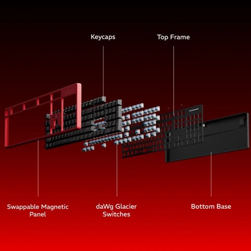 Dawg HighKEY 685 RGB Mechanical Gaming Keyboard with Blue Glacier Switches